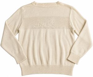 Sperry Top-Sider Vintage Cream Knit Sailboat Nautical Sweater Size Large